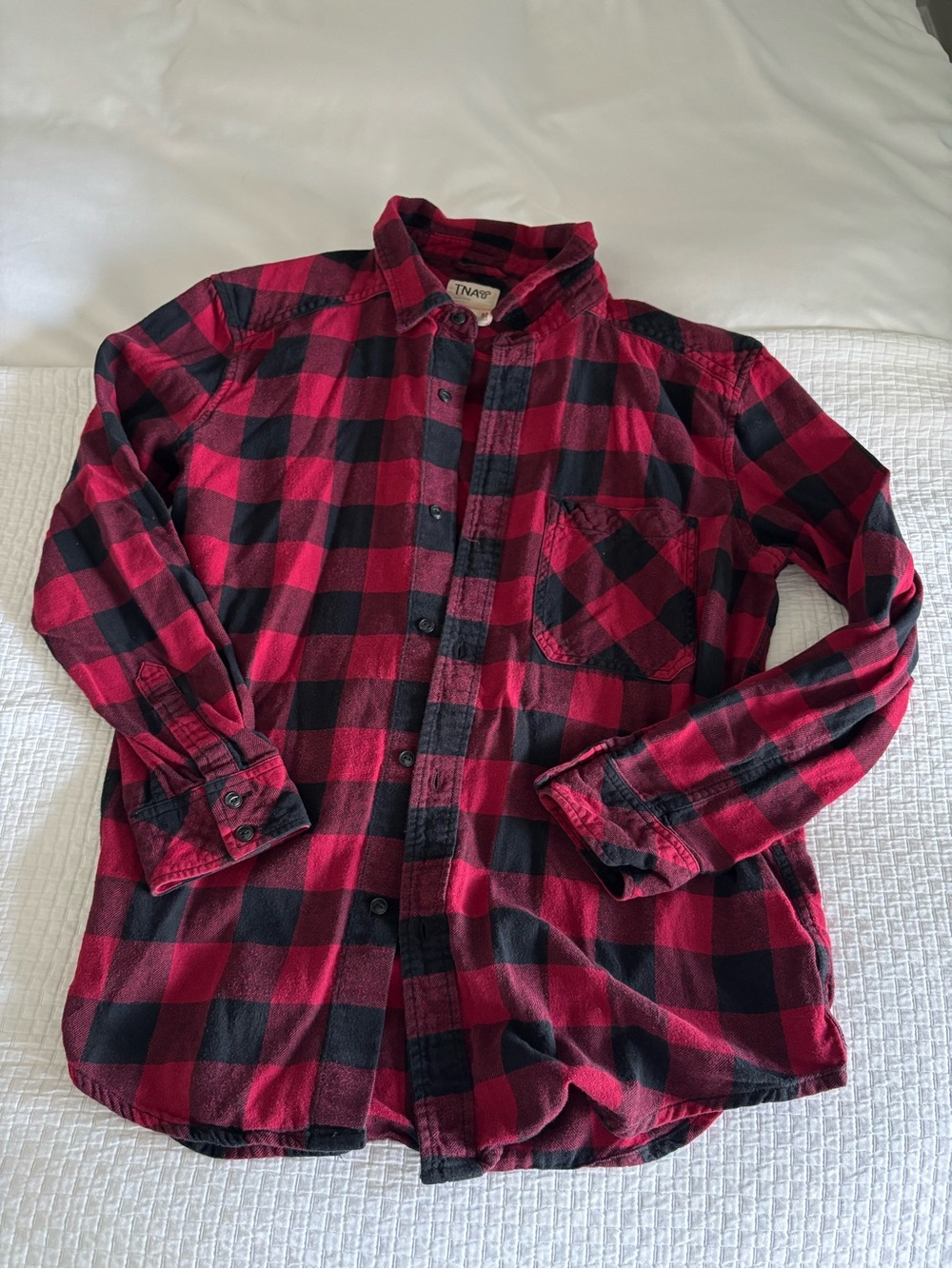 TNA Plaid Flannel Shirt